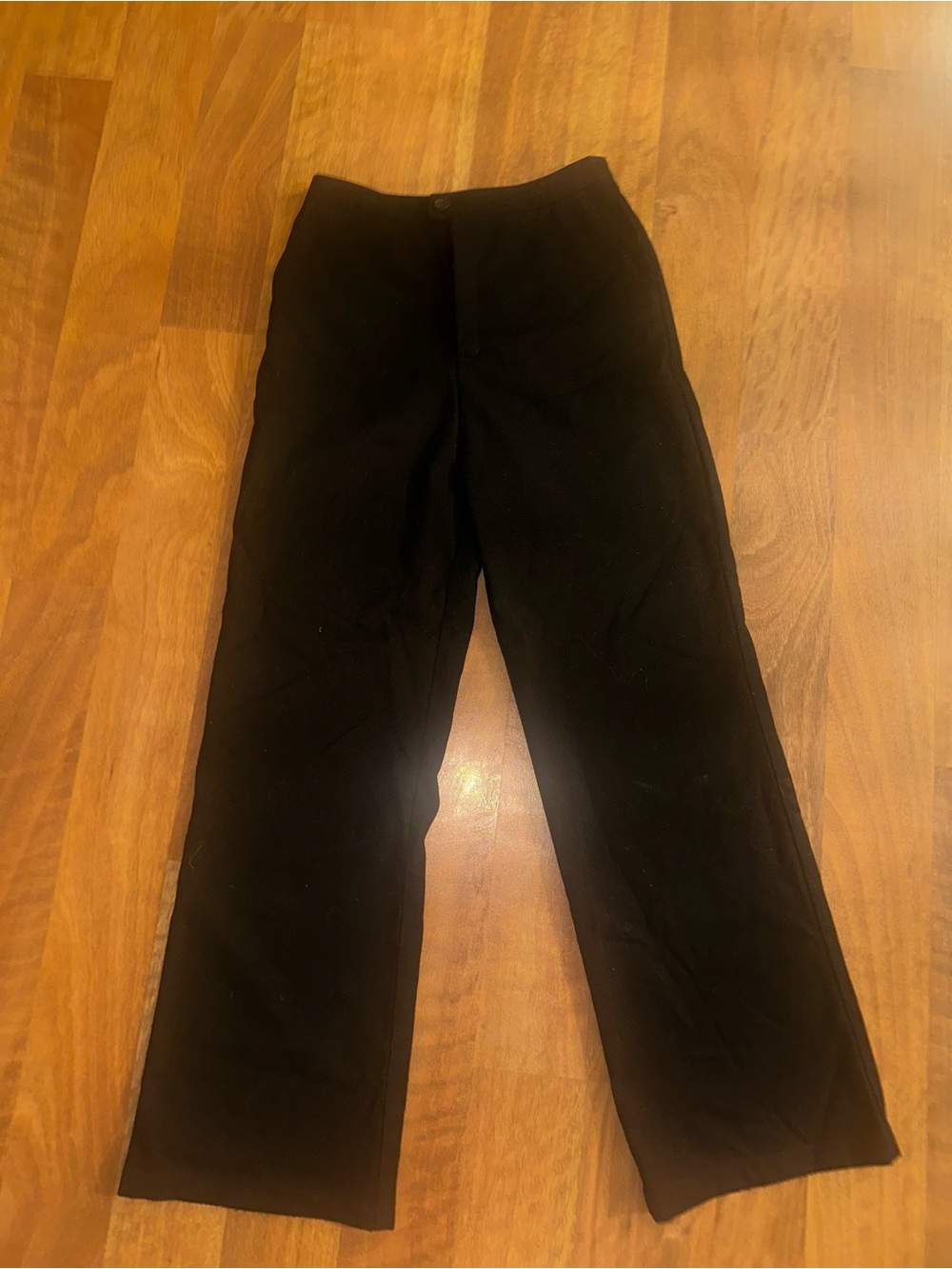 Brandy Melville John Galt Black Straight-Leg Work Pants
